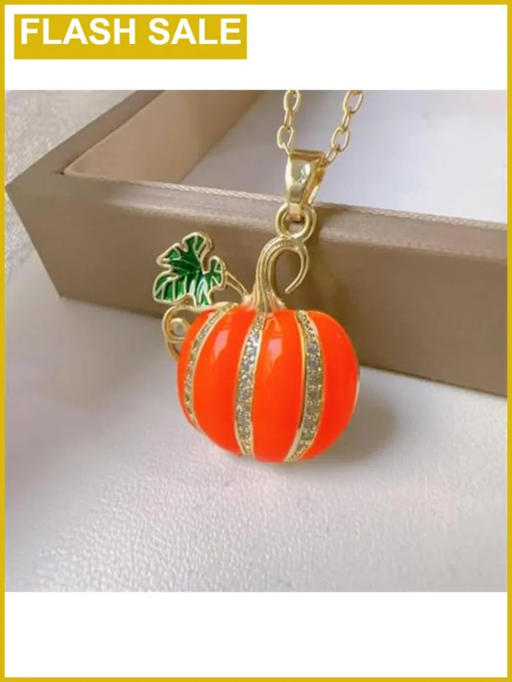 N/A rhinestone pumpkin